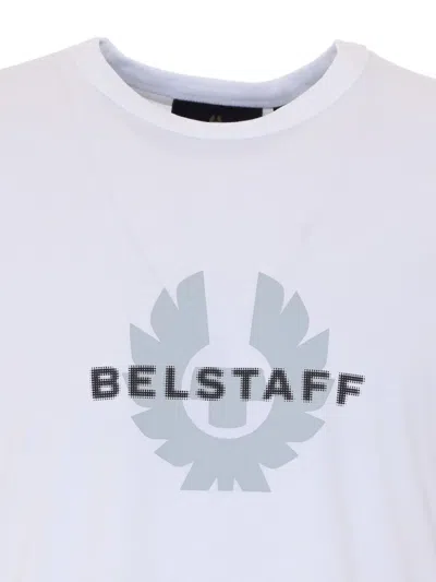 Belstaff Surface Logo-print T-shirt In White