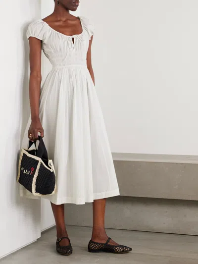 Doen Quinn Midi Dress In White