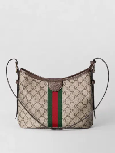 Gucci Shoulder Bag Adjustable Strap Monogram Hardware