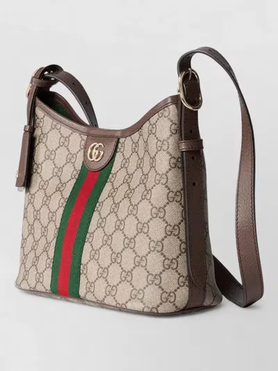 Gucci Shoulder Bag Adjustable Strap Monogram Hardware