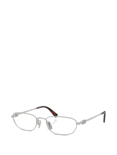 Miu Miu Rectangle-frame Glasses In Black