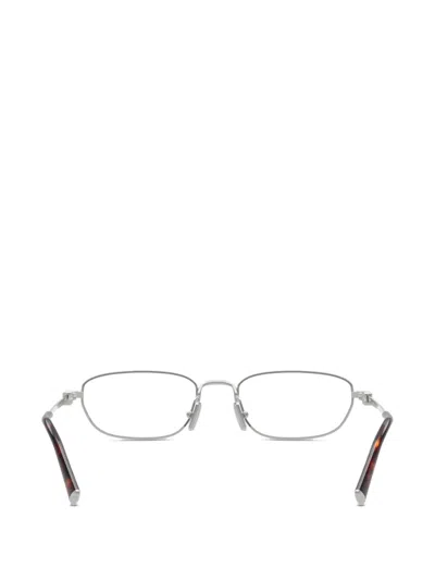 Miu Miu Rectangle-frame Glasses In Black