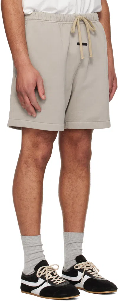 Essentials Gray Training Classic Sweat Shorts In Multi