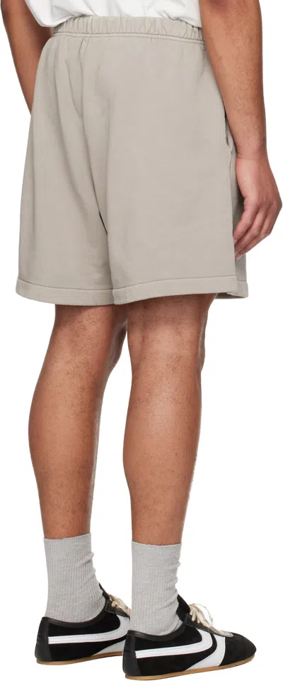 Essentials Gray Training Classic Sweat Shorts In Multi