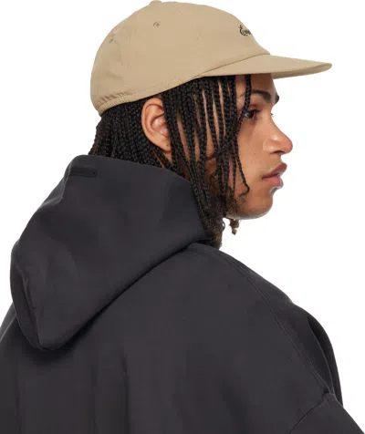 Essentials Logo-embroidered Baseball Cap In Neutral