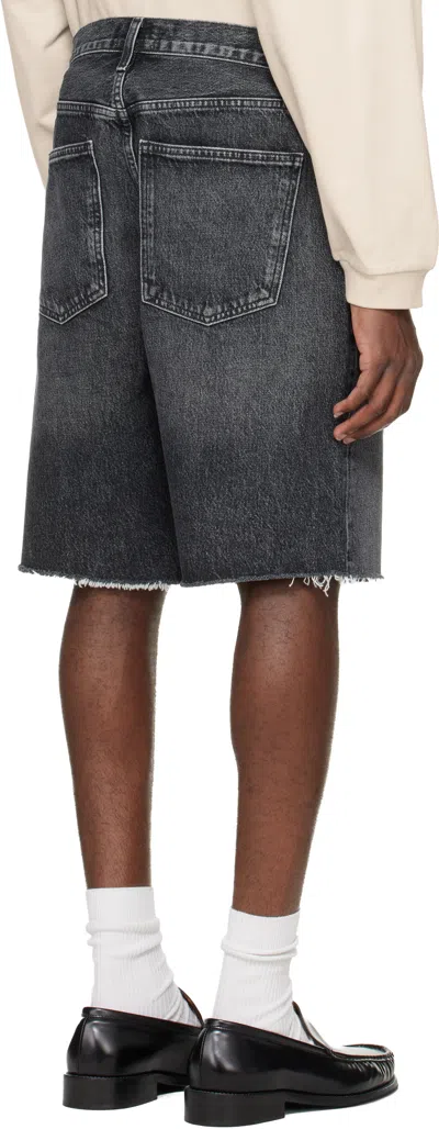 Agolde Anson Short In Black