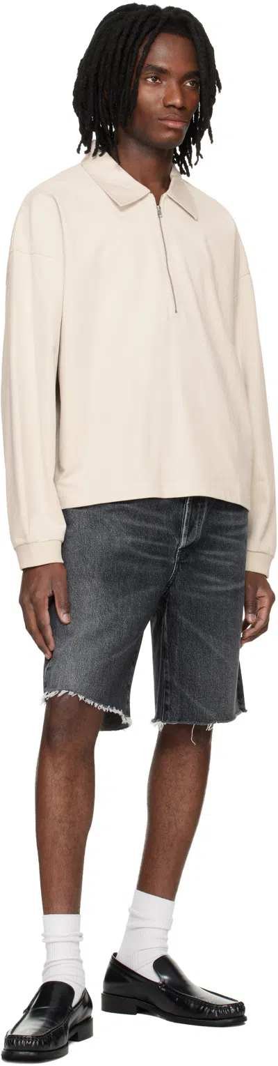 Agolde Anson Short In Black