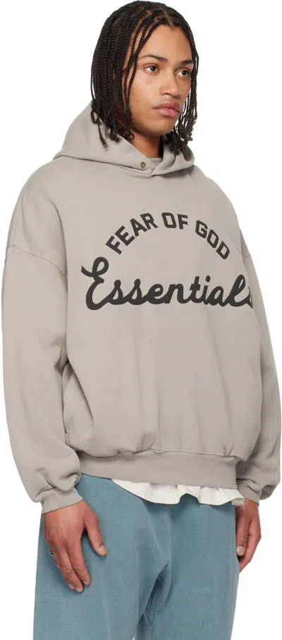 Essentials Gray Training 90s Hoodie In Multi