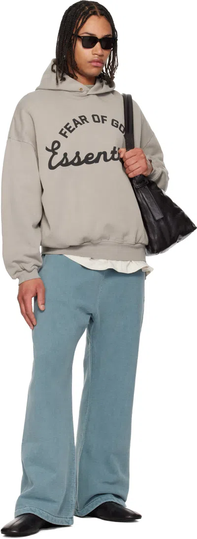Essentials Gray Training 90s Hoodie In Multi
