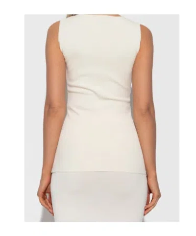 Entire Studios Sleeveless Top In Neutral