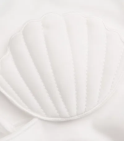 Oseree Oséree Shell Swimsuit In White