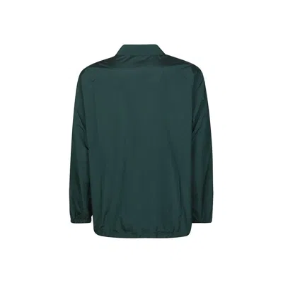 Autry Bicolor Polyester Shell Jacket In Green