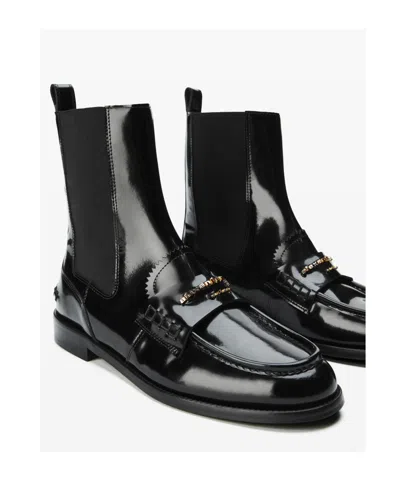 Alexander Wang Black Carter Ankle Boots In Black