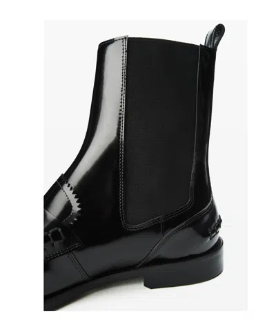 Alexander Wang Black Carter Ankle Boots In Black