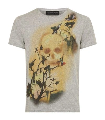 Shop Alexander Mcqueen Tree Skull Print T-shirt