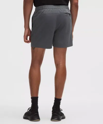 Lululemon Abc Wovenair Pull-on Short 5" In Gray
