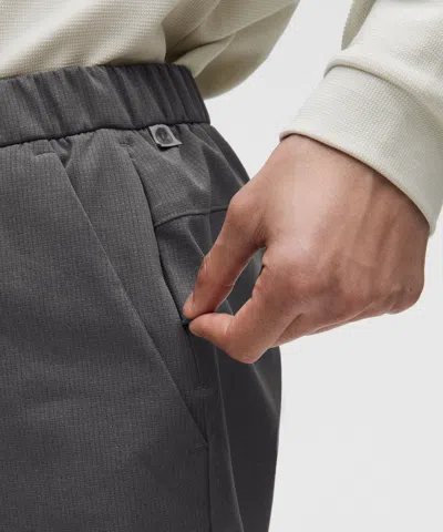 Lululemon Abc Wovenair Pull-on Short 7" In Gray