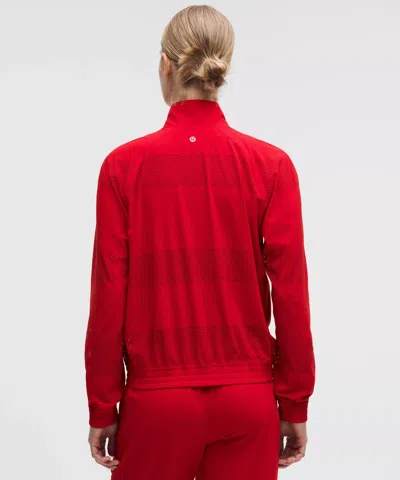 Lululemon Adapted State Track Jacket In Red