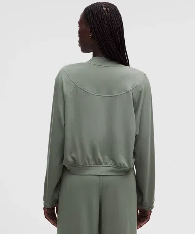 Lululemon Becalm Shrug In White