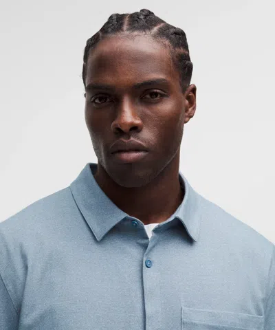 Lululemon Brushed Woven Overshirt In Blue