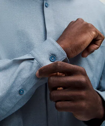 Lululemon Brushed Woven Overshirt In Blue