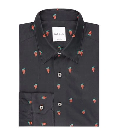Paul Smith　ポールスミス　STRAWBERRY-SKULL　総柄シャツ Paul Smith - paul smith ポールスミス 花柄薔薇柄シャツの通販