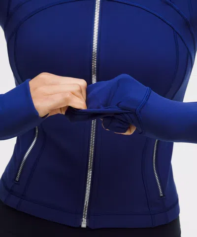 Lululemon Define Cropped Jacket In Blue