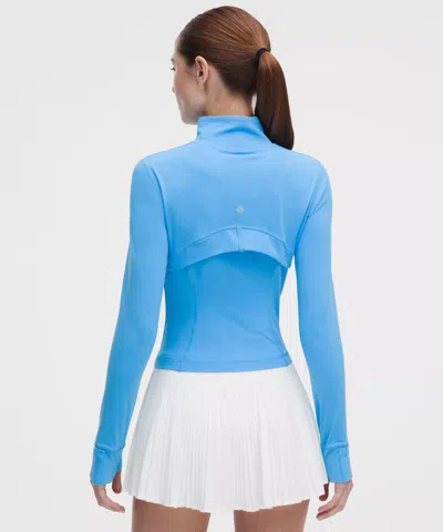 Lululemon Define Cropped Jacket In Blue