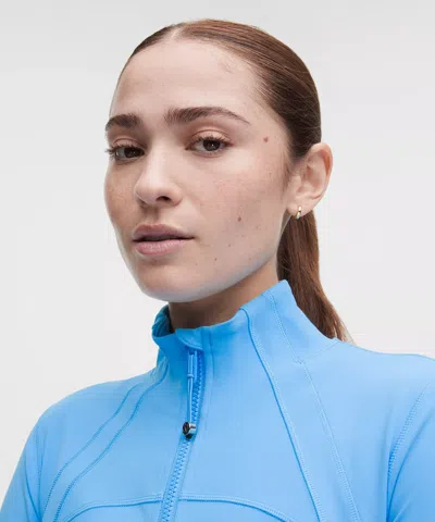 Lululemon Define Cropped Jacket In Blue