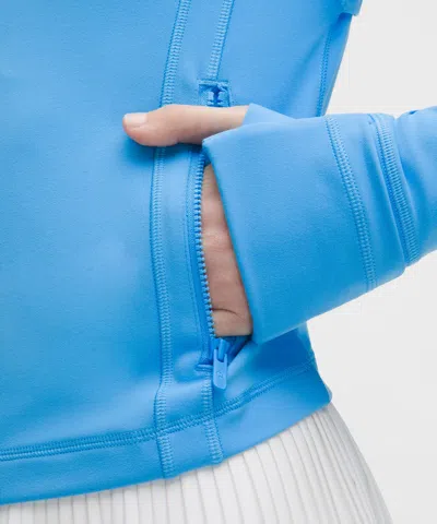Lululemon Define Cropped Jacket In Blue