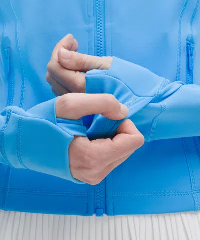 Lululemon Define Cropped Jacket In Blue