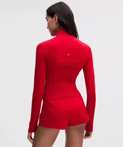 Lululemon Define Cropped Jacket In Red
