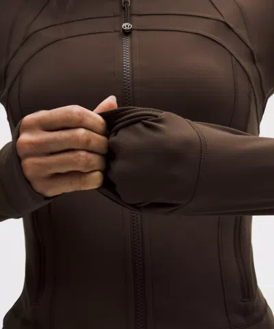 Lululemon Define Cropped Jacket In Brown