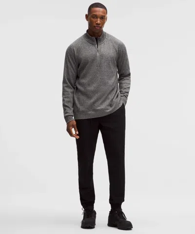 Lululemon Engineered Warmth Half Zip In Gray