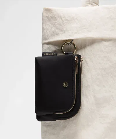 Lululemon Double Zip Clippable Card Pouch