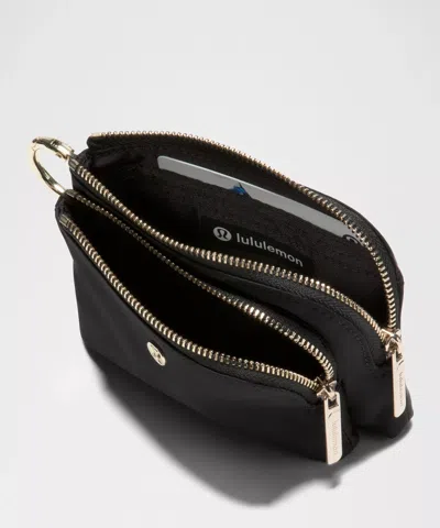 Lululemon Double Zip Clippable Card Pouch