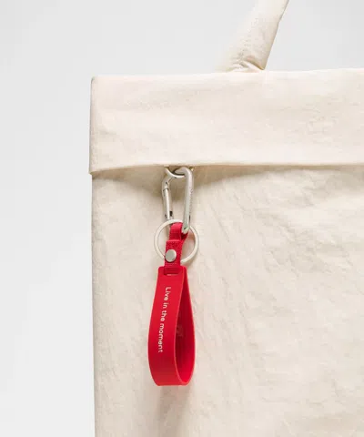 Lululemon Silicone Keychain
