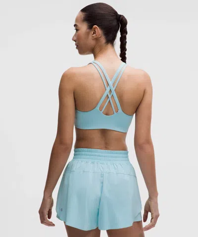 Lululemon Energy Bra Medium Support, B-d Cups In Blue