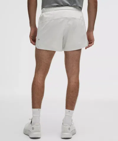 Lululemon Mile Maker Ripstop Lined Short 4" In White