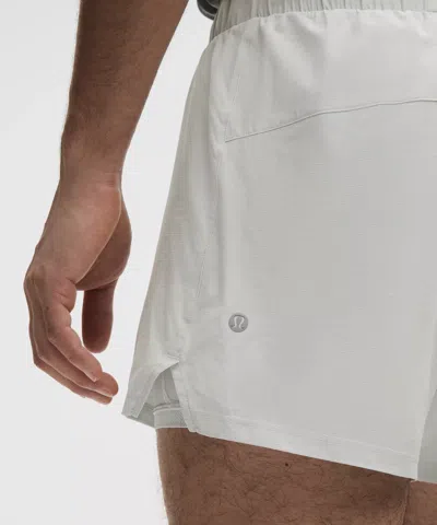 Lululemon Mile Maker Ripstop Lined Short 4" In White