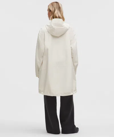 Lululemon Oversized Cocoon Rain Coat In Neutral
