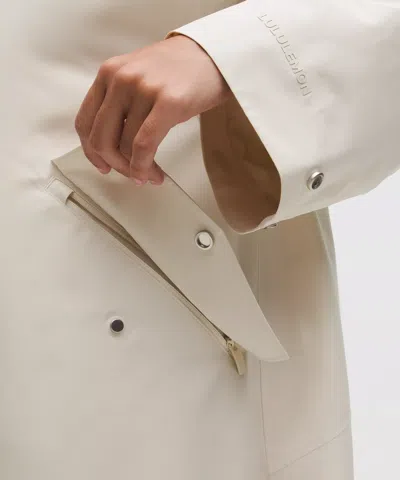 Lululemon Oversized Cocoon Rain Coat In Neutral