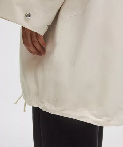 Lululemon Oversized Cocoon Rain Coat In Neutral
