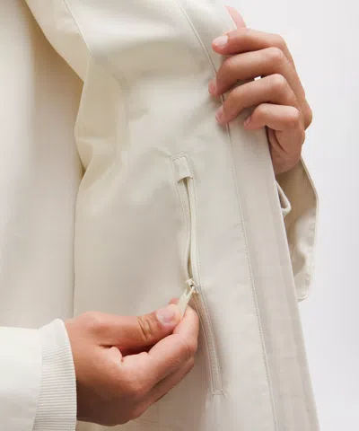 Lululemon Oversized Cocoon Rain Coat In Neutral