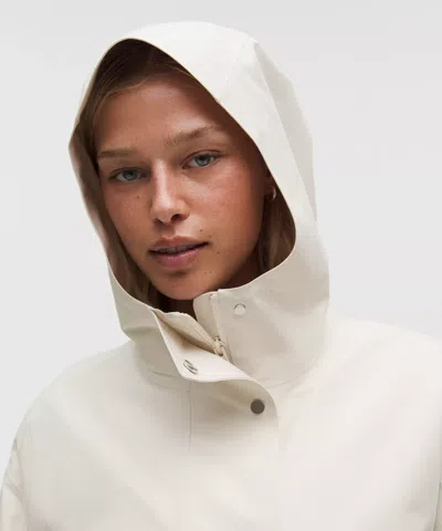 Lululemon Oversized Cocoon Rain Coat In Neutral