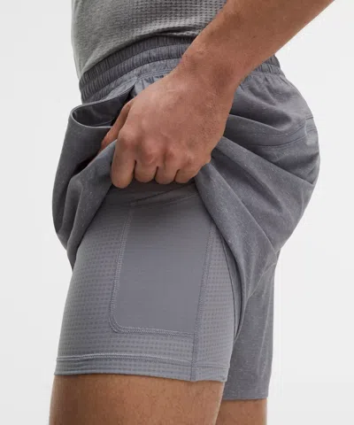 Lululemon Pace Breaker Lined Short 5" In Multi