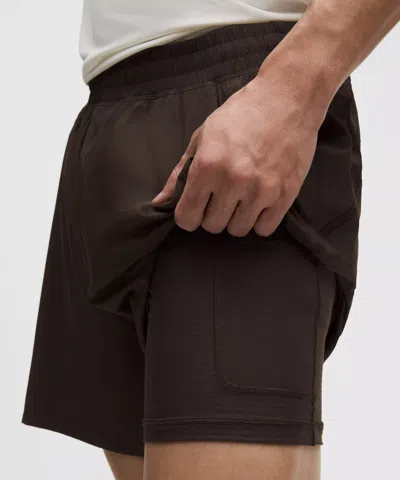 Lululemon Pace Breaker Lined Short 5" In Multi