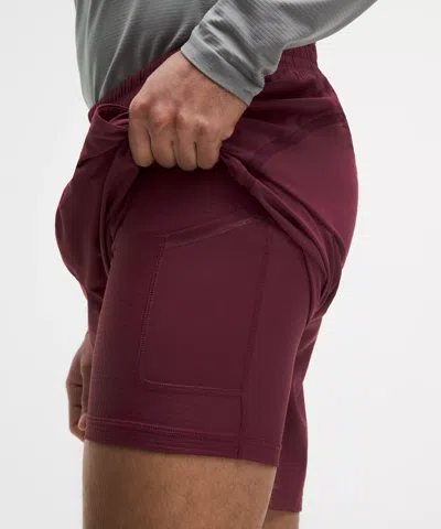 Lululemon Pace Breaker Lined Short 7" In Multi