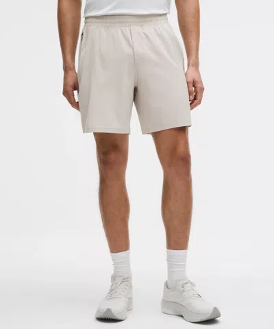 Lululemon Pace Breaker Lined Short 7" In White