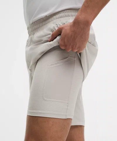 Lululemon Pace Breaker Lined Short 7" In White